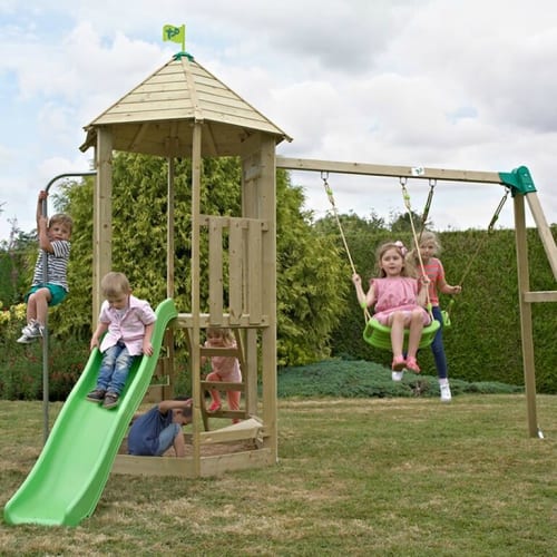 Tp Castlewood Kennilworth Wooden Swing Set Slide